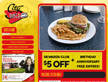 Tablet Screenshot of citydinerstl.com